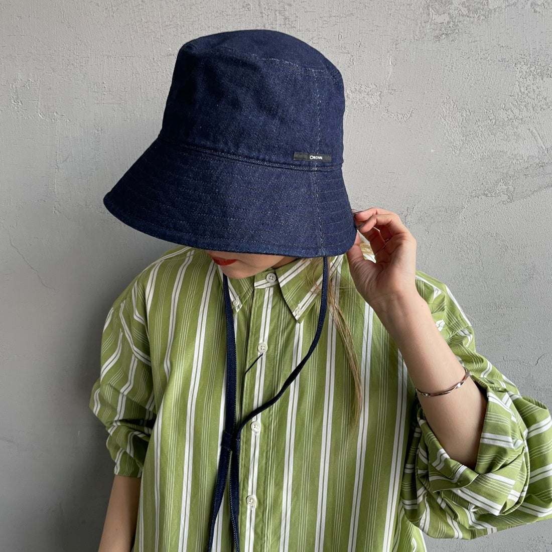 ORCIVAL [オーシバル] ソフトデニム バケットハット [OR-H0082SFD] NAVY INDIG
