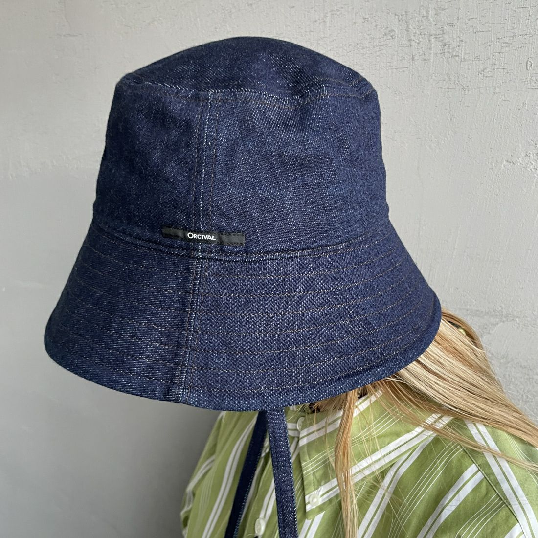 ORCIVAL [オーシバル] ソフトデニム バケットハット [OR-H0082SFD] NAVY INDIG