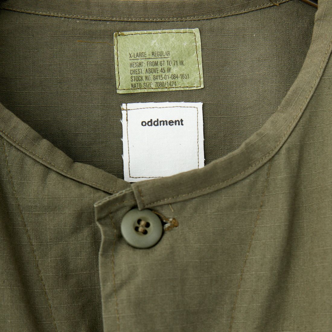 ODDMENT [オッドメント] タクティカルリップストップジャケット