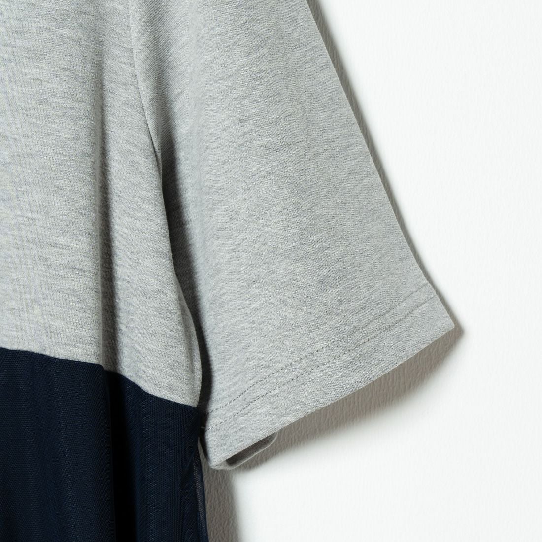 Jeans Factory Clothes [ジーンズファクトリークローズ] チュール切替ワンピース [21241064] 006 ｸﾞﾚｰ