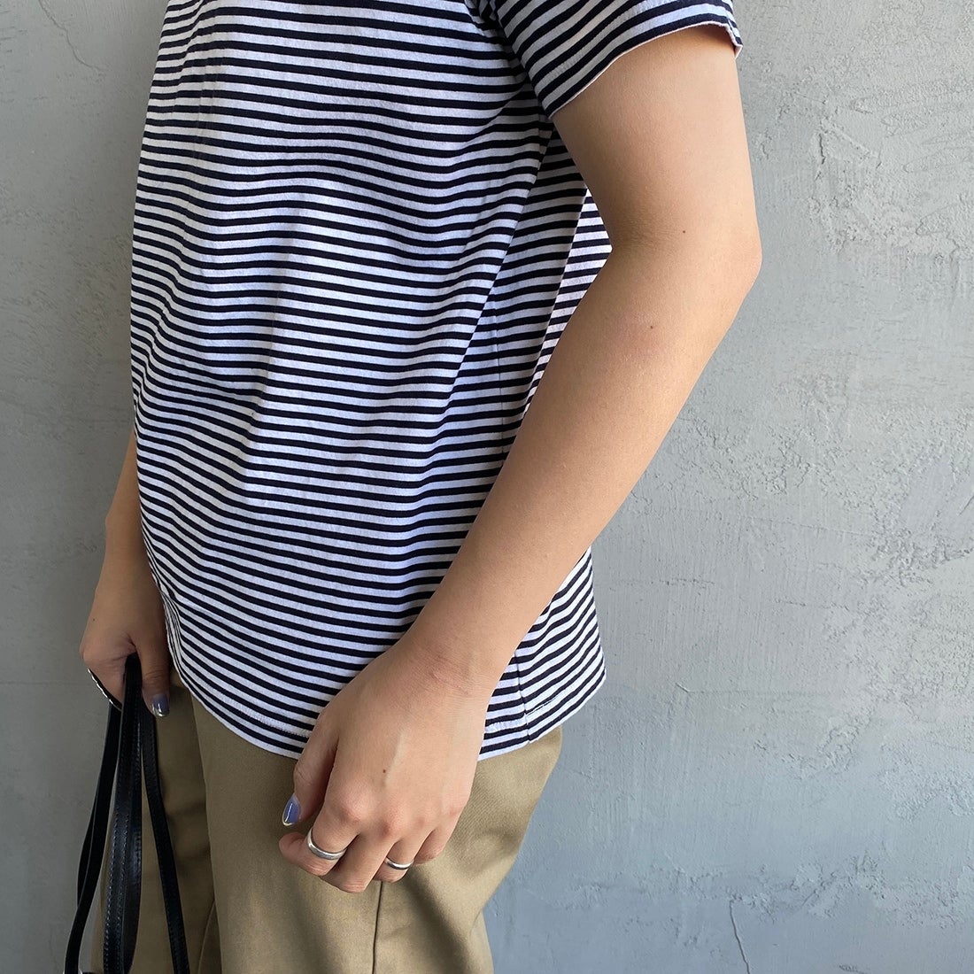 THE SHINZONE [ザ シンゾーン] コットンパックTシャツ [20SMSCU66] 85 W/BORDE