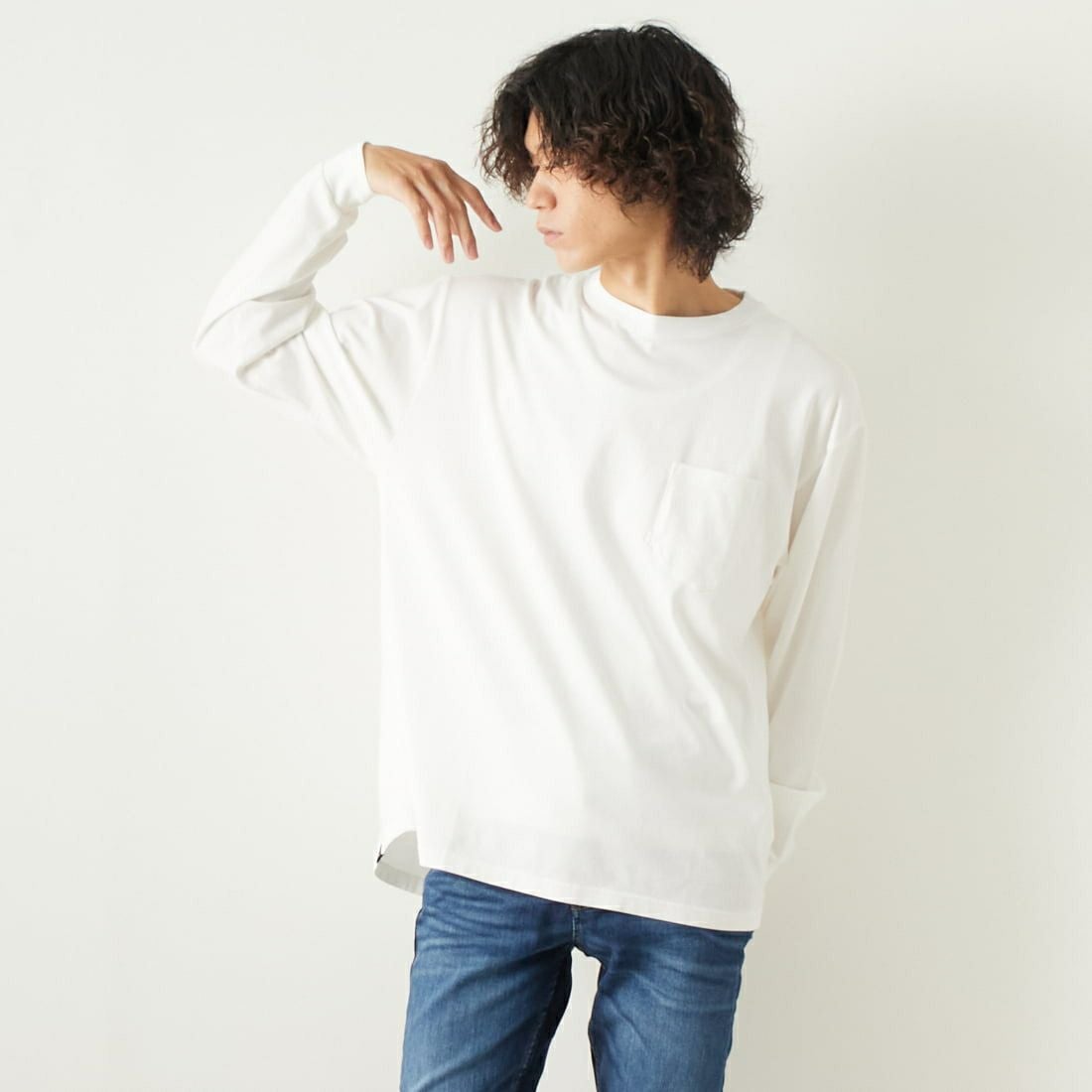 DENHAM [デンハム] 7ポケット ロングスリーブTシャツ [7-POCKET-LS-TEE