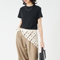 07 BLACK&&モデル身長：162cm 着用サイズ：F0&&