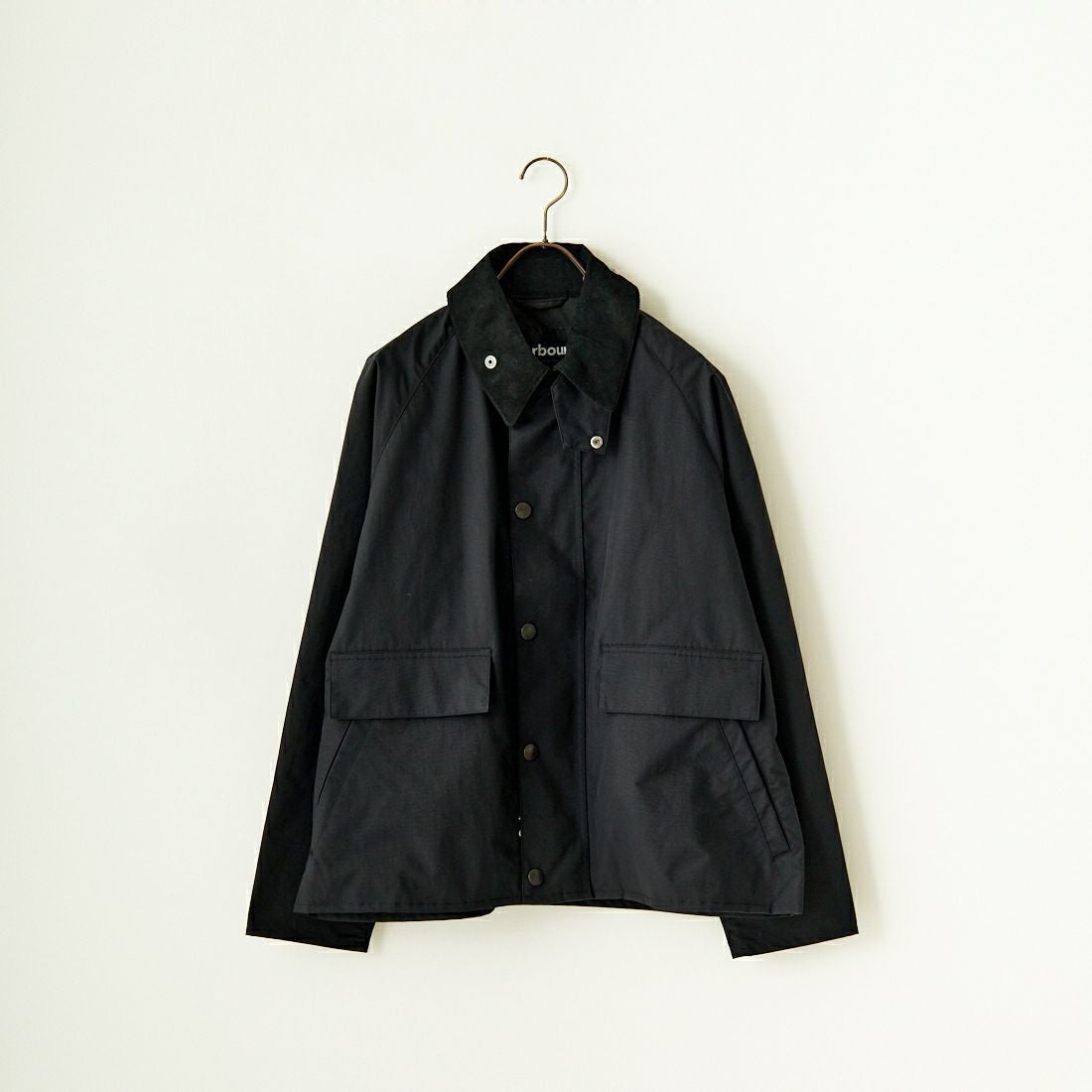Barbour [バブアー] BORROWDALE / ボロウデイル ショートブルゾン [241MCAG013] 20 BLACK