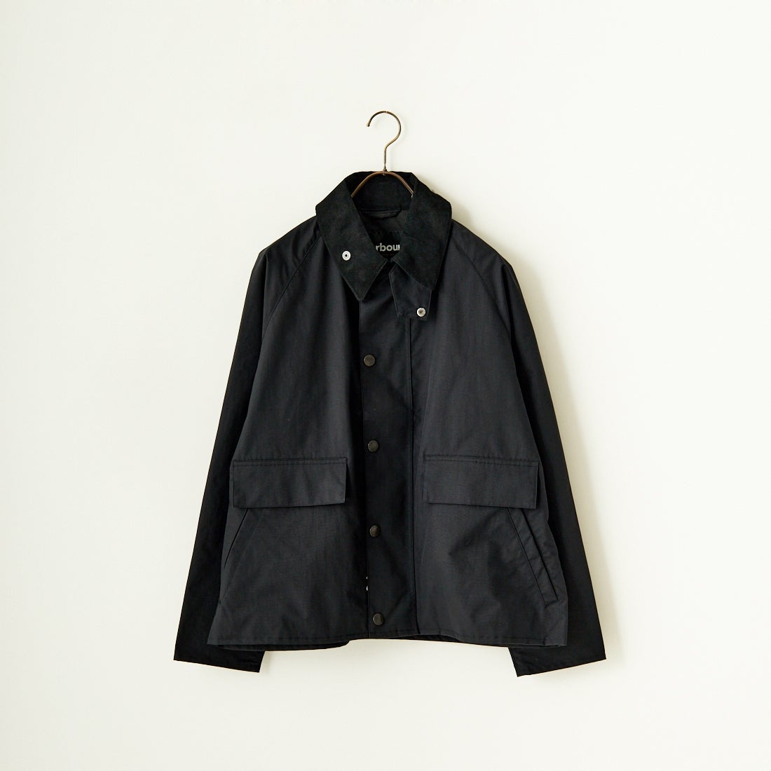 Barbour [バブアー] BORROWDALE / ボロウデイル ショートブルゾン [241MCAG013] 20 BLACK