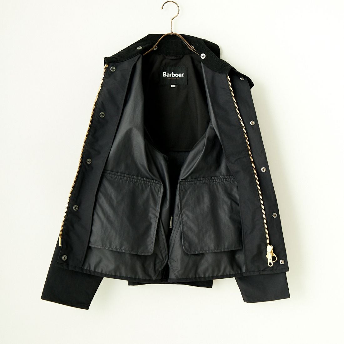 Barbour [バブアー] BORROWDALE / ボロウデイル ショートブルゾン [241MCAG013] 20 BLACK