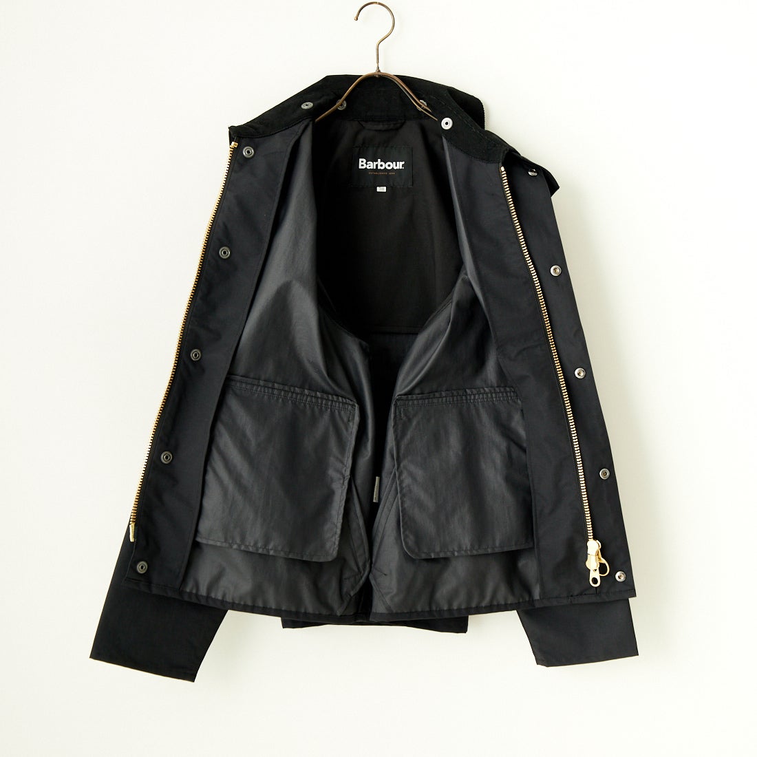Barbour [バブアー] BORROWDALE / ボロウデイル ショートブルゾン [241MCAG013] 20 BLACK