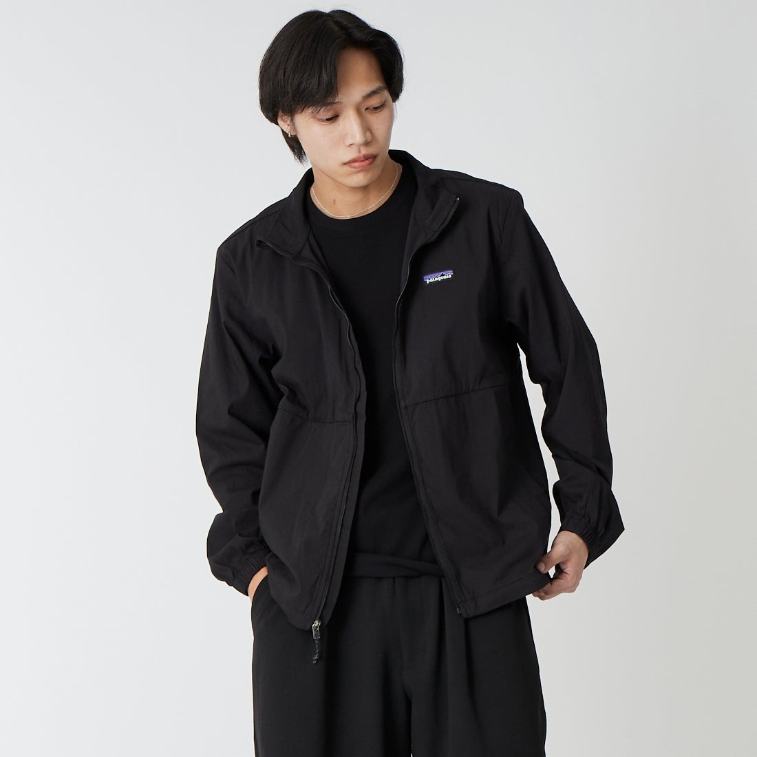 patagonia [パタゴニア] メンズ ノマダージャケット [26855] BLKK&&モデル身長：179cm 着用サイズ：M&&