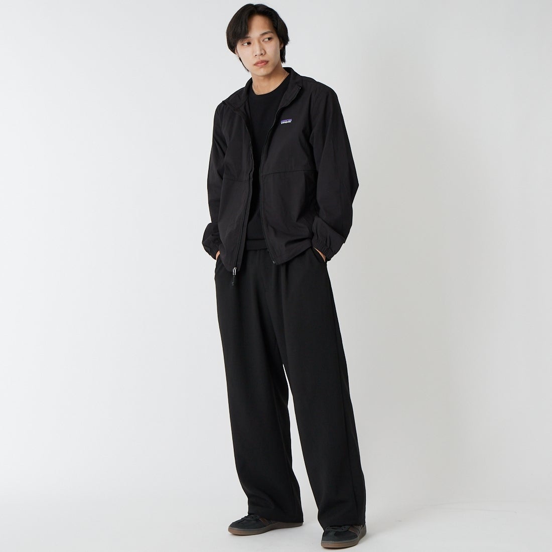 patagonia [パタゴニア] メンズ ノマダージャケット [26855] BLKK&&モデル身長：179cm 着用サイズ：M&&