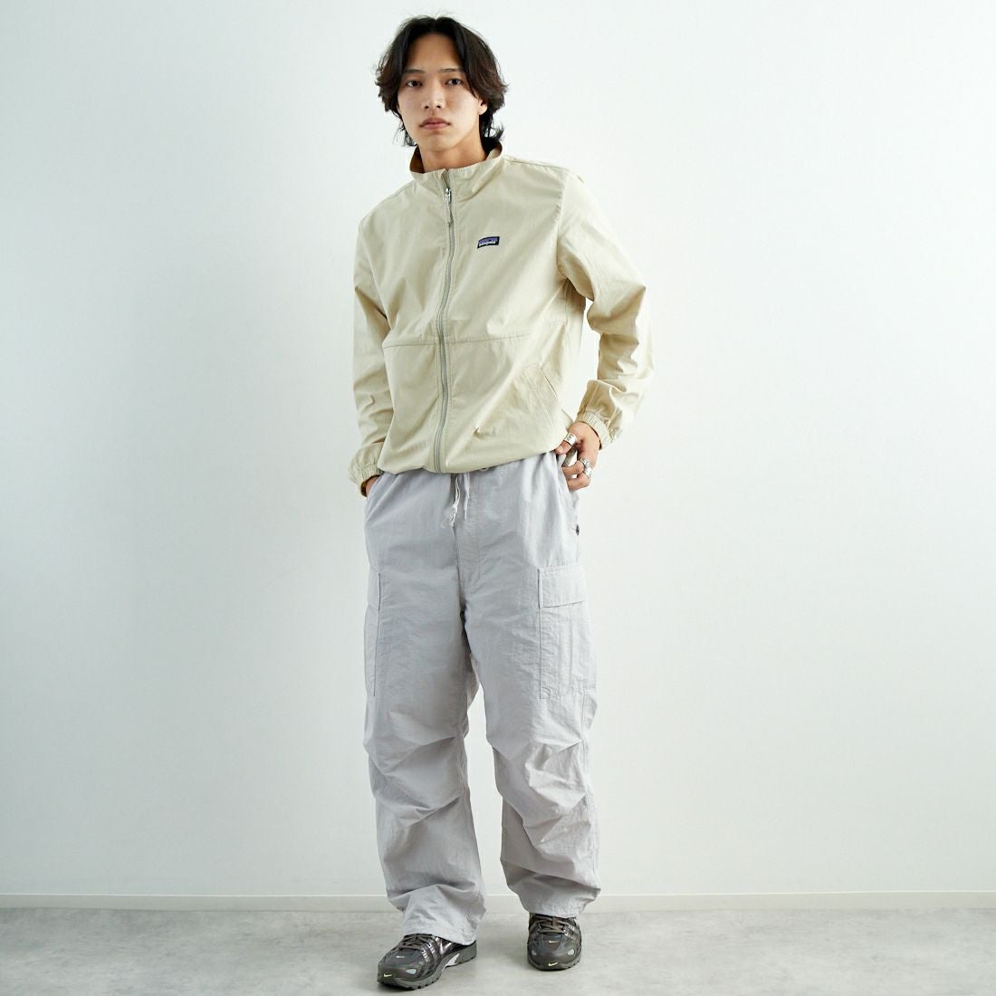 patagonia [パタゴニア] メンズ ノマダージャケット [26855] PLCN &&モデル身長：179cm 着用サイズ：M&&