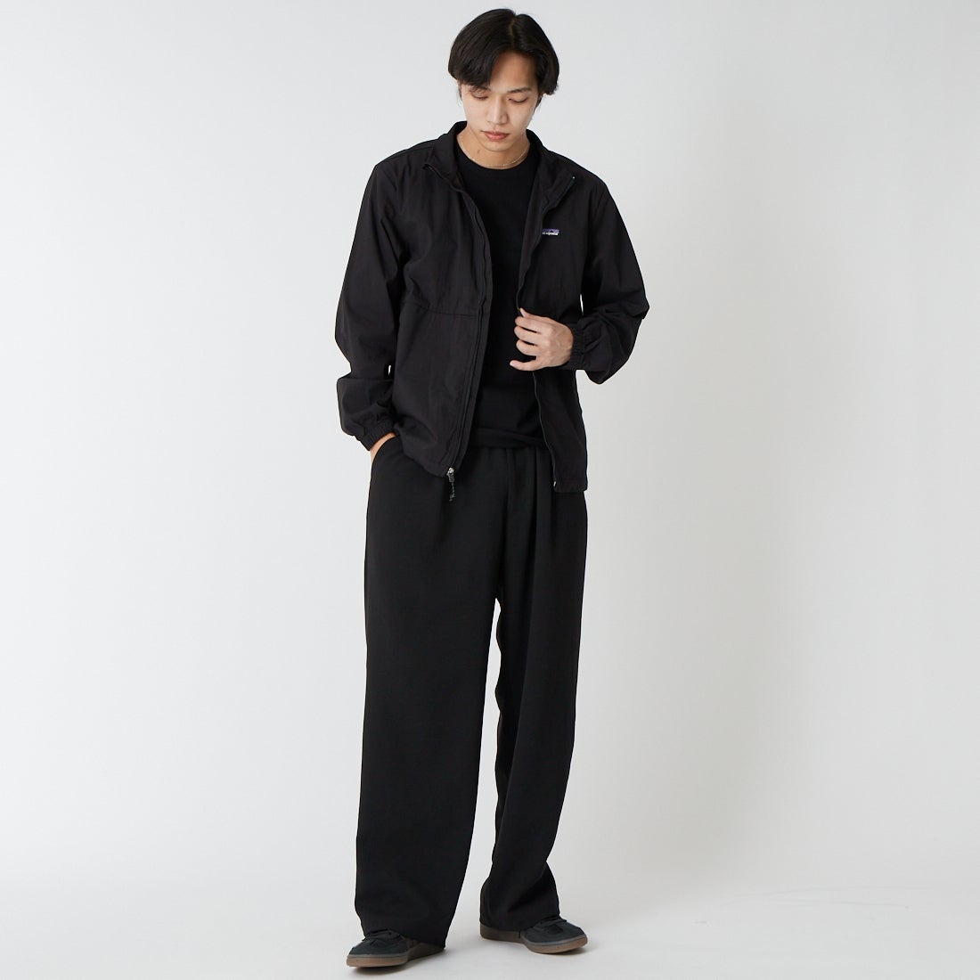 patagonia [パタゴニア] メンズ ノマダージャケット [26855] BLKK&&モデル身長：179cm 着用サイズ：M&&