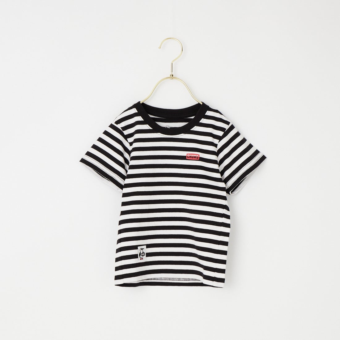 CHUMS [チャムス] キッズ ブービーロゴTシャツ [CH21-1282] W049 WH/BK
