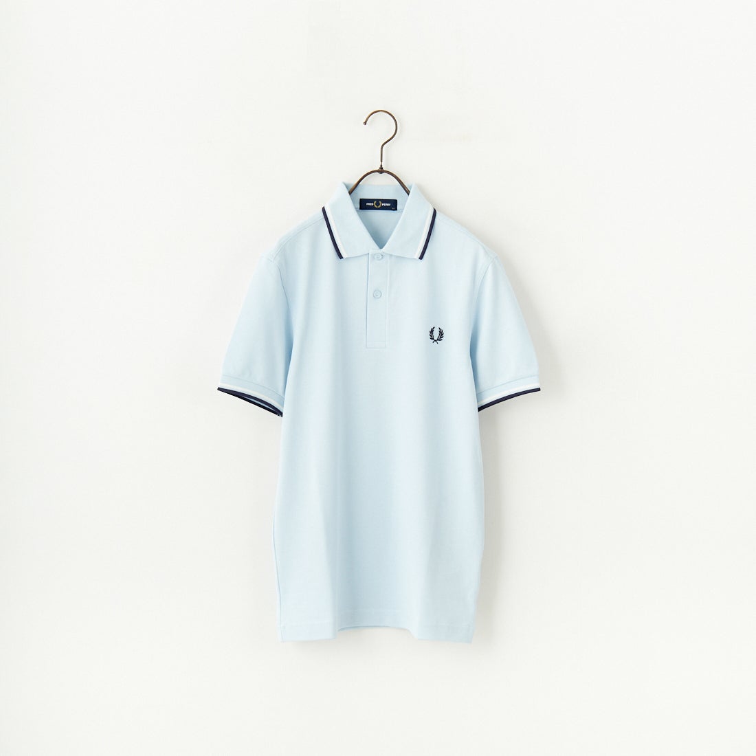 FRED PERRY [フレッドペリー] ティップライン ロゴ刺繍ポロシャツ
