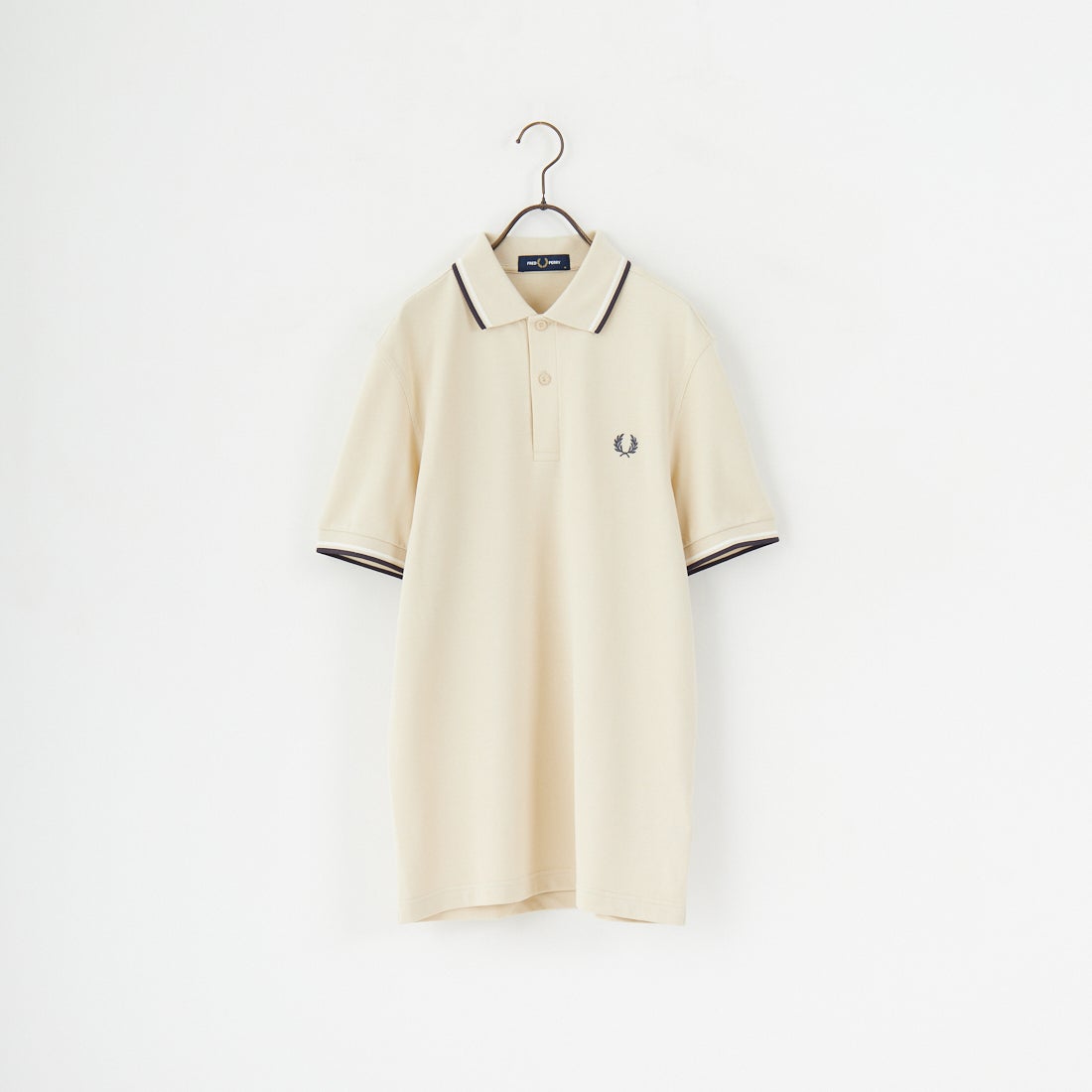 FRED PERRY [フレッドペリー] ティップライン ロゴ刺繍ポロシャツ [M3600] 12B OATMEA