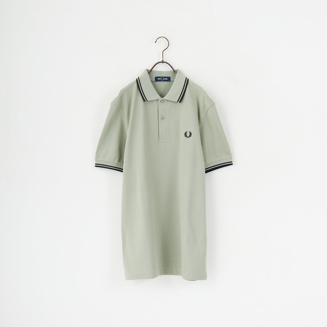 FRED PERRY [フレッドペリー] ティップライン ロゴ刺繍ポロシャツ [M3600] S23 SEAGRA