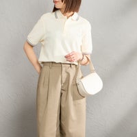 95A ECRU/&&モデル身長：159cm 着用サイズ：S&&