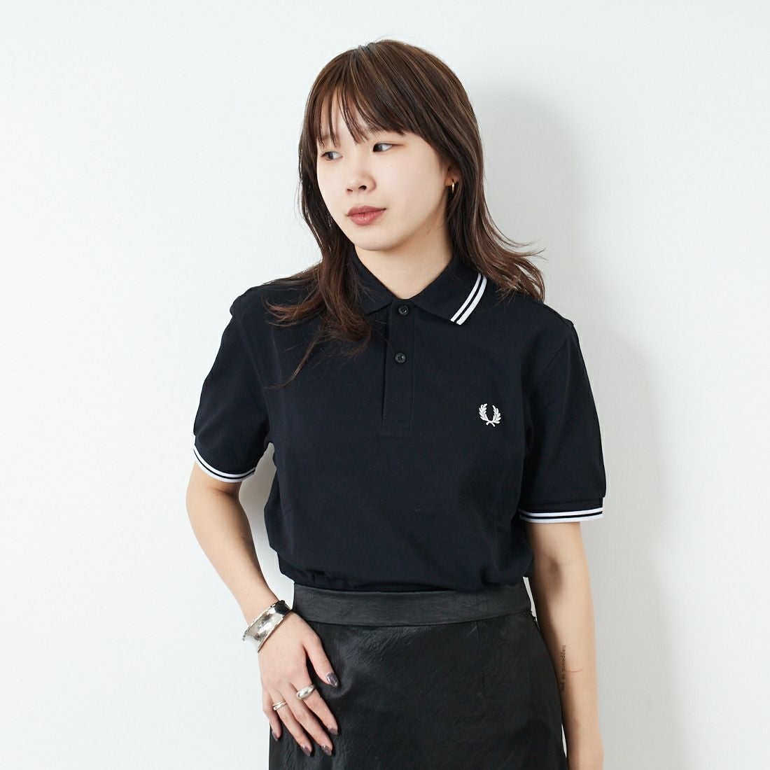 350 BLACK&&モデル身長：167cm 着用サイズ：S&&