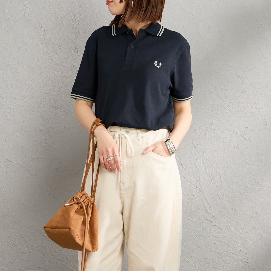 T73 NAVY/S&&モデル身長：159cm 着用サイズ：S&&