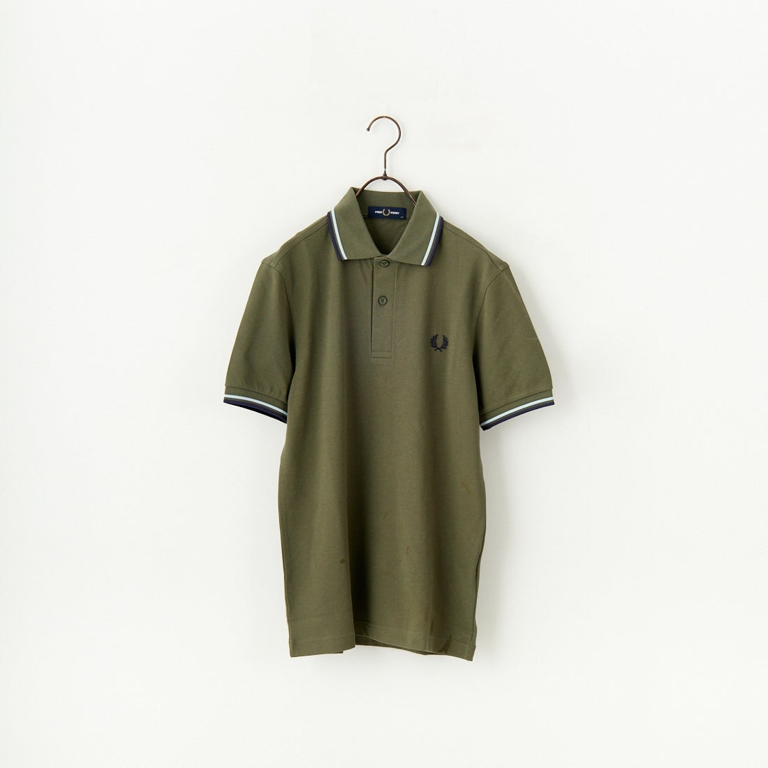 FRED PERRY [フレッドペリー] ティップライン ロゴ刺繍ポロシャツ