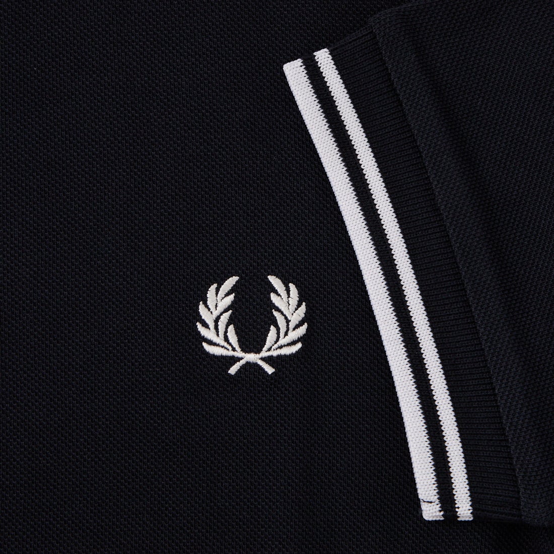 FRED PERRY [フレッドペリー] ティップライン ロゴ刺繍ポロシャツ [M3600] 238 NVY/WH