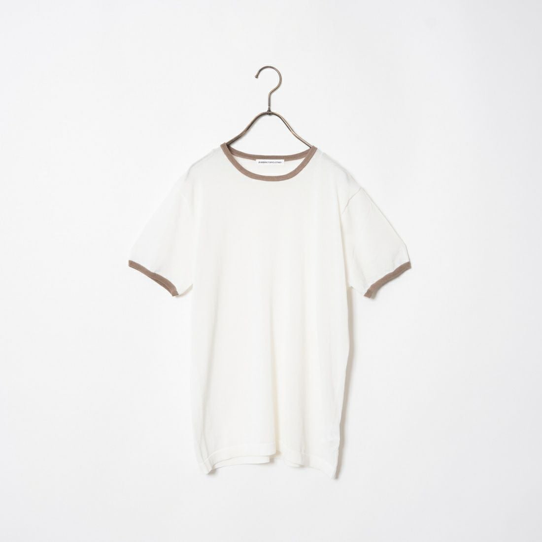 Jeans Factory Clothes [ジーンズファクトリークローズ] シアー配色半袖ニット [11242830] ｵﾌ