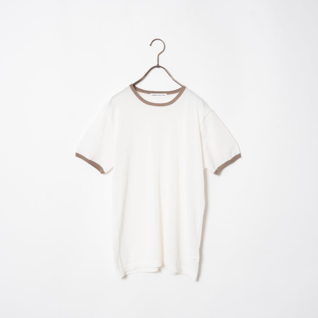 Jeans Factory Clothes [ジーンズファクトリークローズ] シアー配色半袖ニット [11242830] ｵﾌ