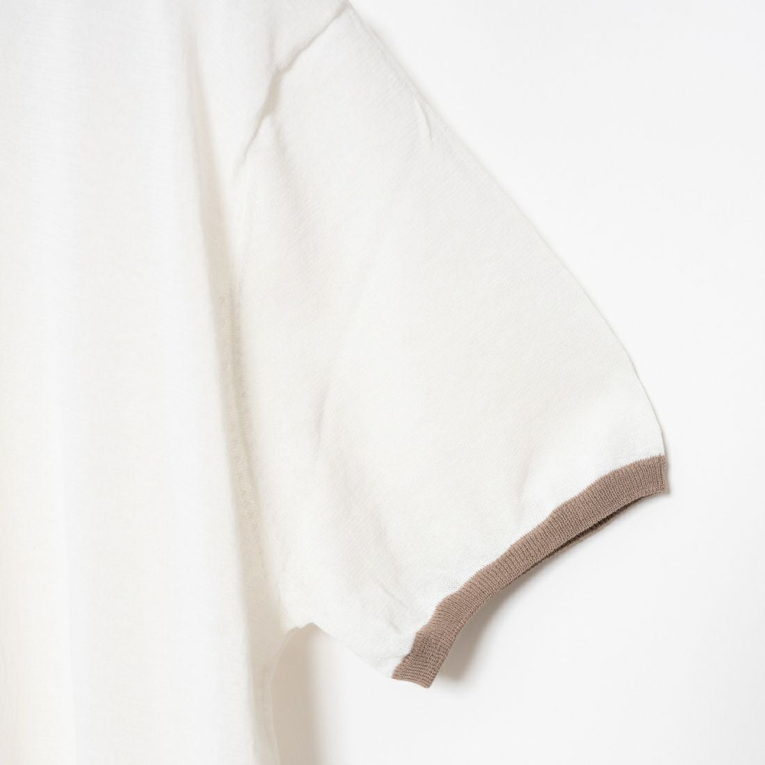 Jeans Factory Clothes [ジーンズファクトリークローズ] シアー配色半袖ニット [11242830] ｵﾌ