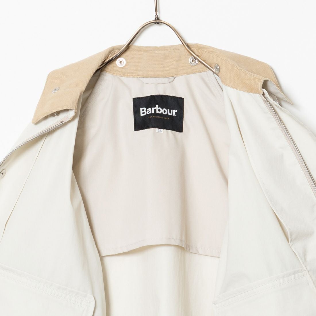 Barbour [バブアー] BORROWDALE / ボロウデイル ショートブルゾン [241MCAG013] 2 LT.BEG