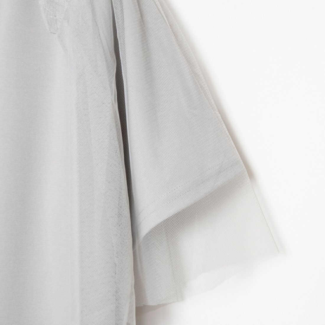 Jf Ready Made [ジェイエフレディメイド] チュールスリーブデザインTシャツ [7124327] ﾗｲﾄｸﾞﾚｰ