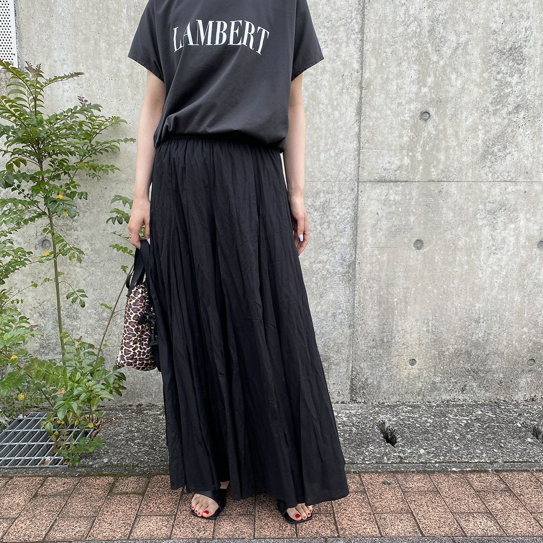 99 BLACK&&モデル身長：156cm 着用サイズ：F&&