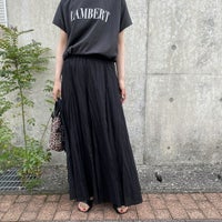 99 BLACK&&モデル身長：156cm 着用サイズ：F&&