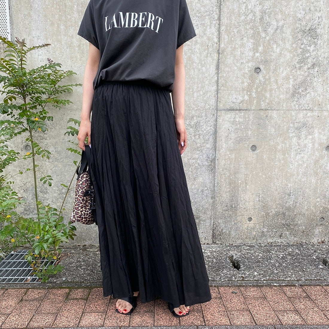 99 BLACK&&モデル身長：156cm 着用サイズ：F&&