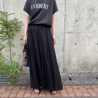 99 BLACK&&モデル身長：156cm 着用サイズ：F&&