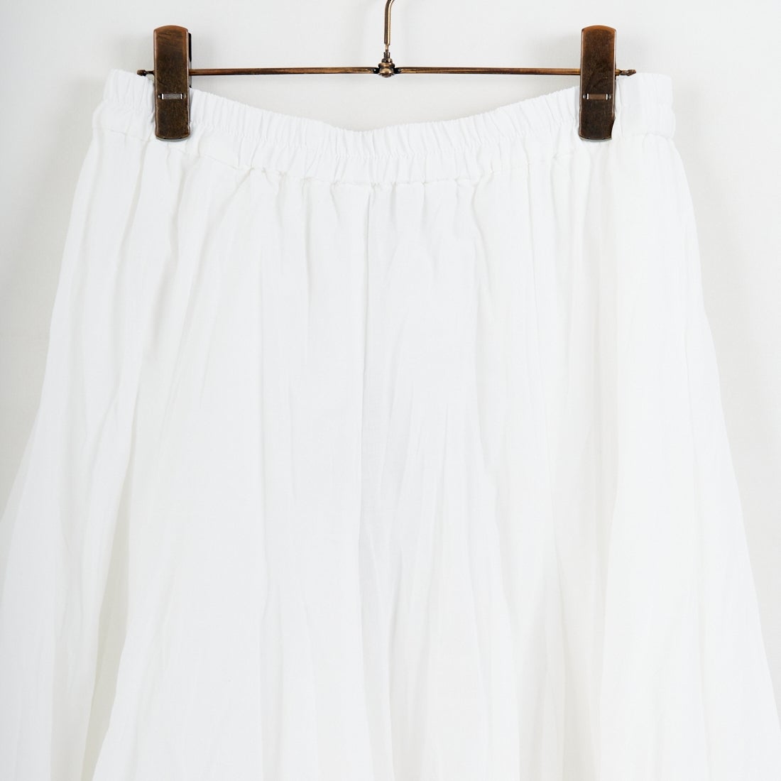 mizuiro ind [ミズイロインド] ボリュームフレアスカート [3-260010] 11 O.WHITE