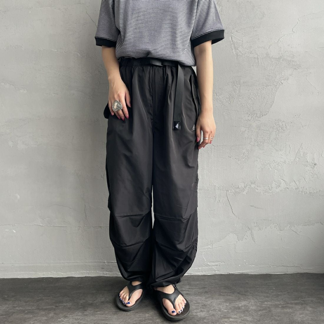 ﾌﾞﾗｯｸ&&モデル身長：156cm　着用サイズ：M&&