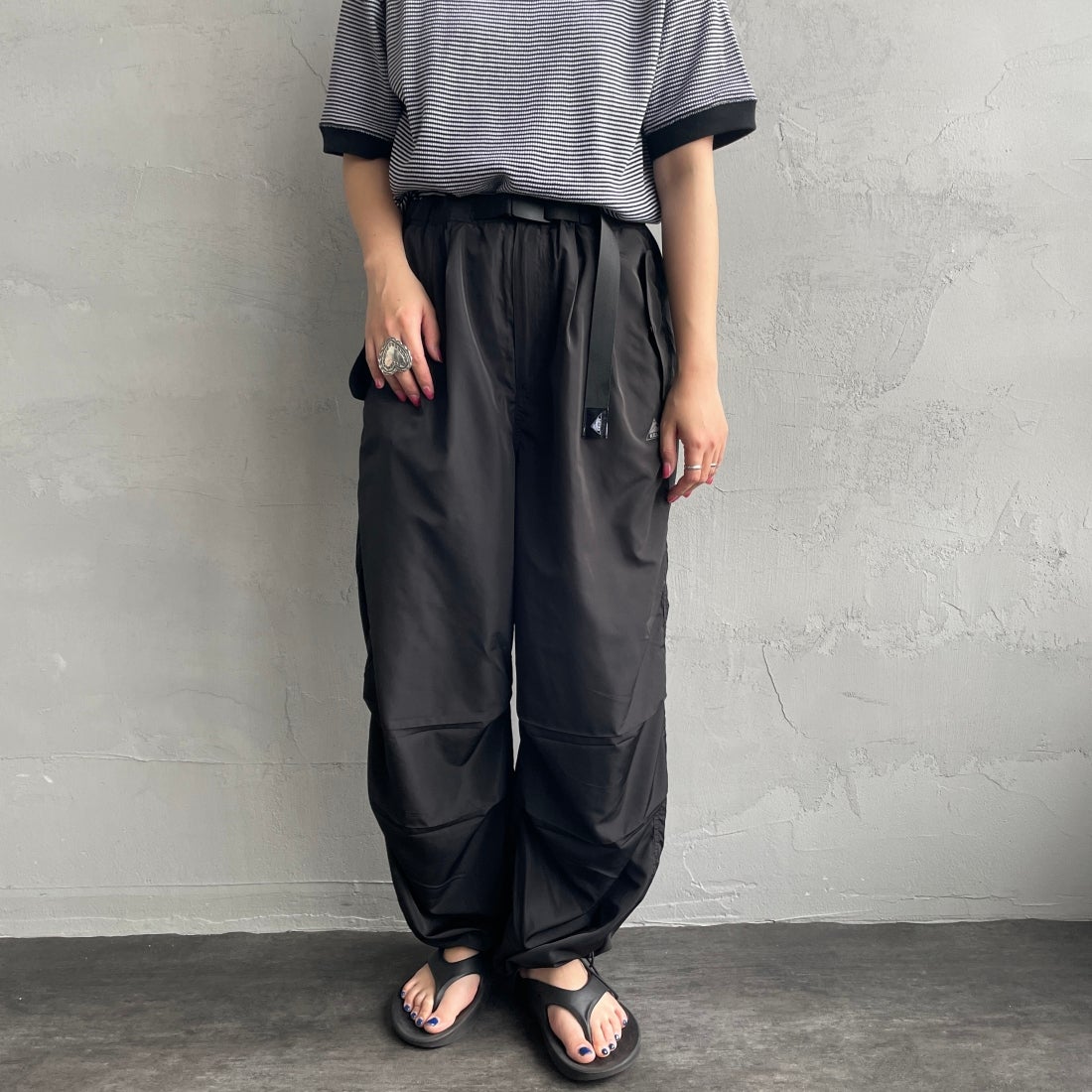 ﾌﾞﾗｯｸ&&モデル身長：156cm　着用サイズ：M&&