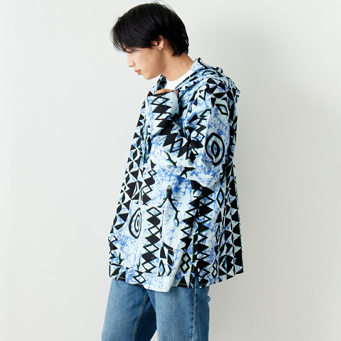 South2West8 [サウスツーウエストエイト] メキシカンパーカー [OT575] SKULL&TARG &&モデル身長：179cm 着用サイズ：L&&