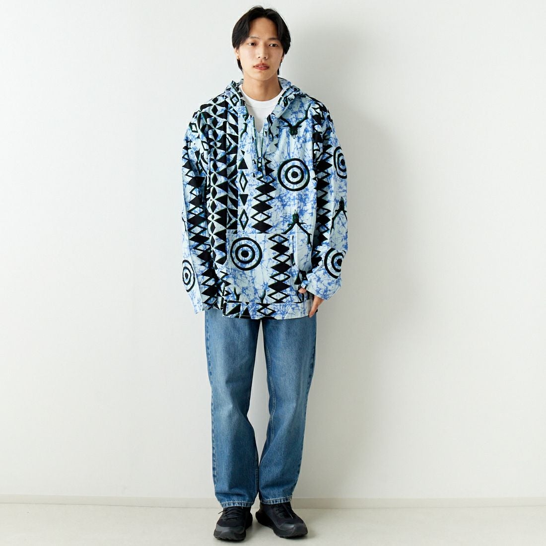 South2West8 [サウスツーウエストエイト] メキシカンパーカー [OT575] SKULL&TARG &&モデル身長：179cm 着用サイズ：L&&