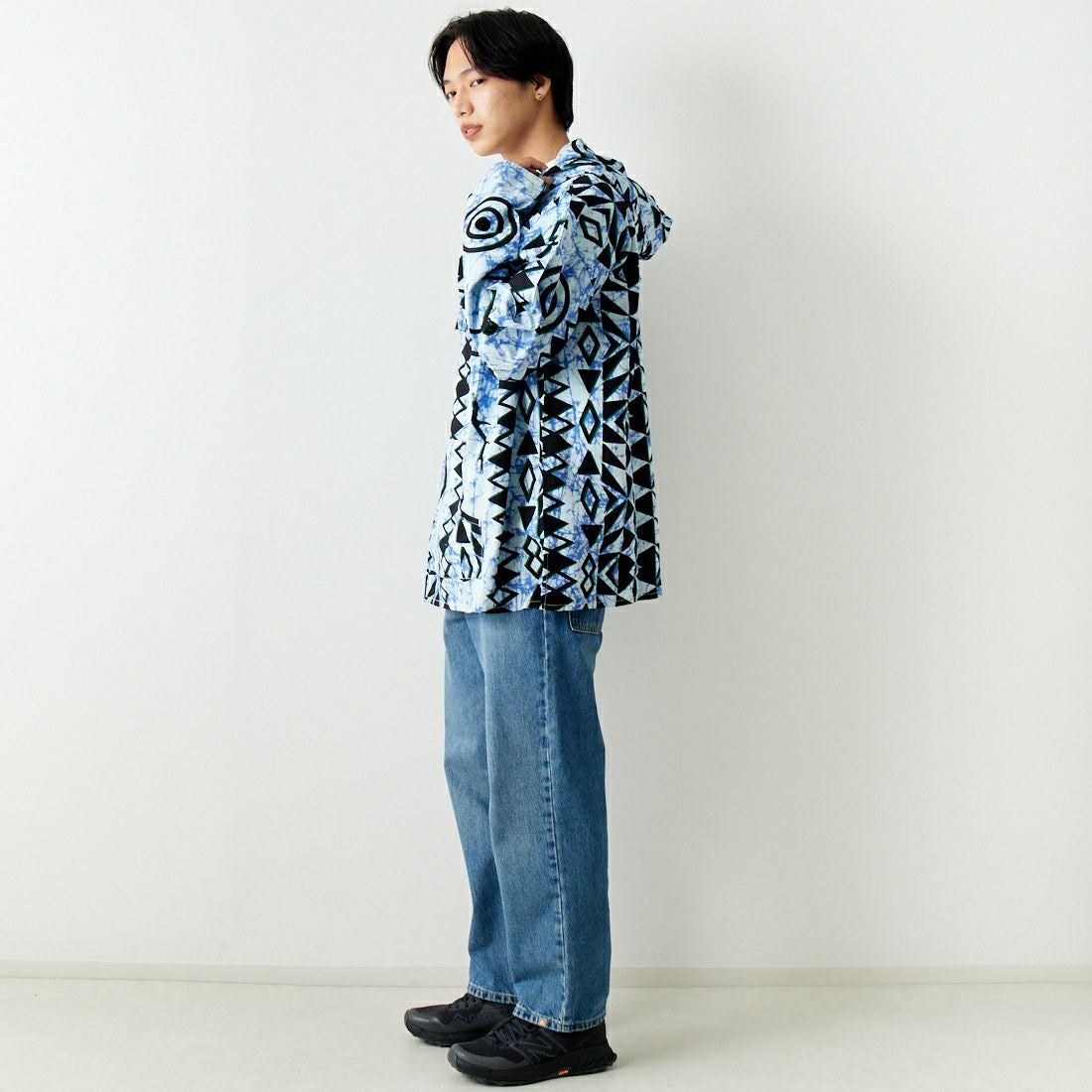 South2West8 [サウスツーウエストエイト] メキシカンパーカー [OT575] SKULL&TARG &&モデル身長：179cm 着用サイズ：L&&