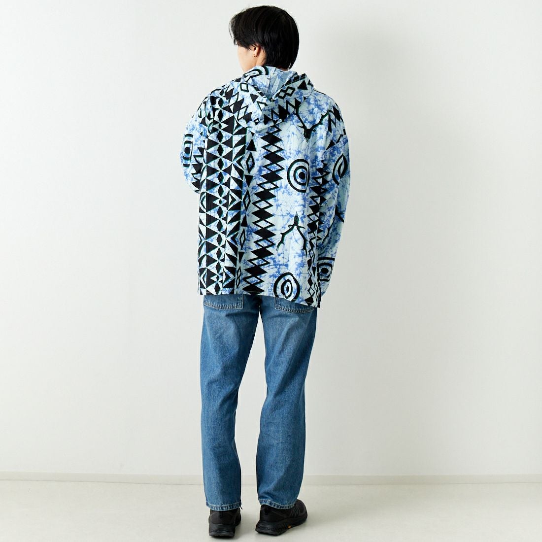 South2West8 [サウスツーウエストエイト] メキシカンパーカー [OT575] SKULL&TARG &&モデル身長：179cm 着用サイズ：L&&