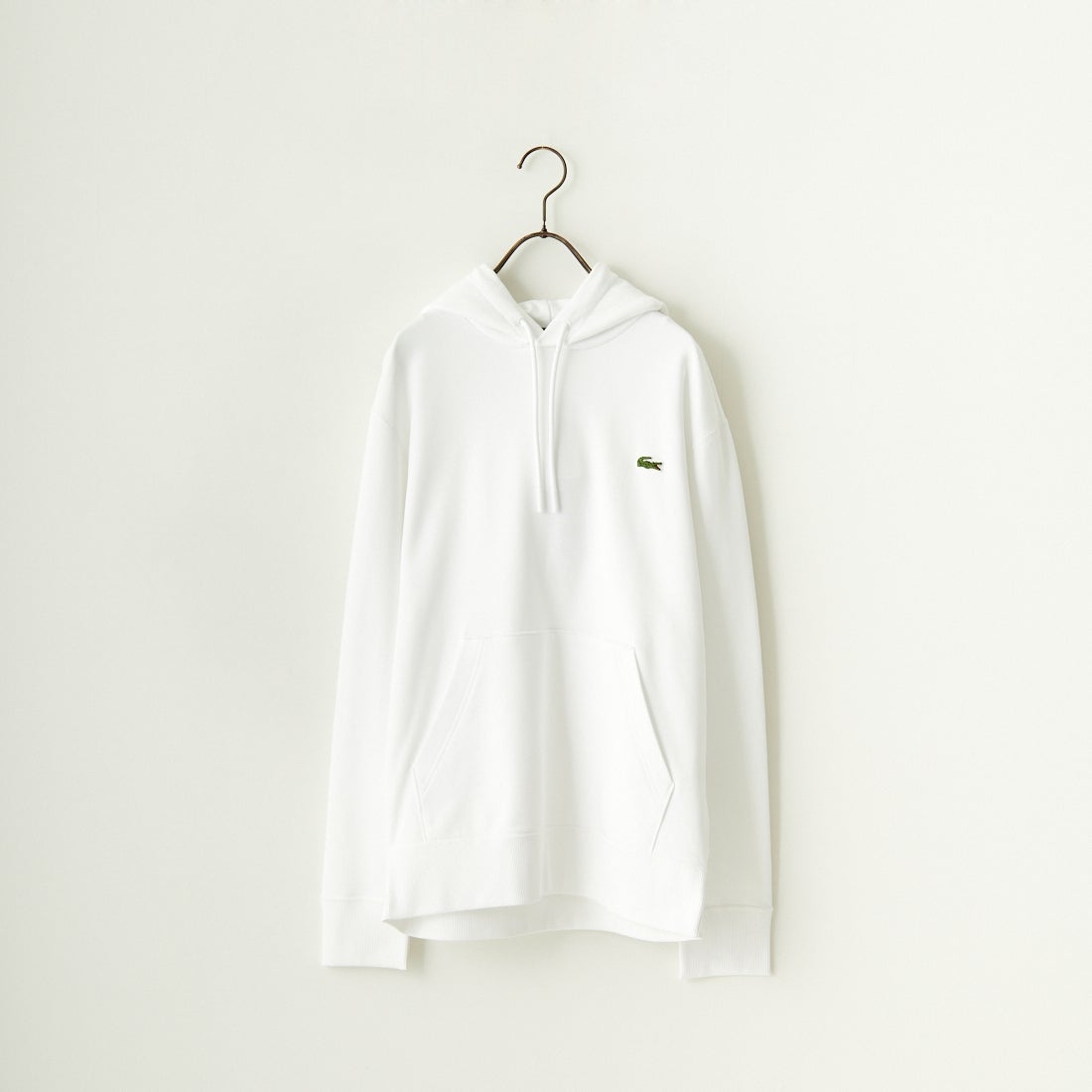 LACOSTE [ラコステ] プレミアムスウェットフーディー [SH6925] 001 WHITE