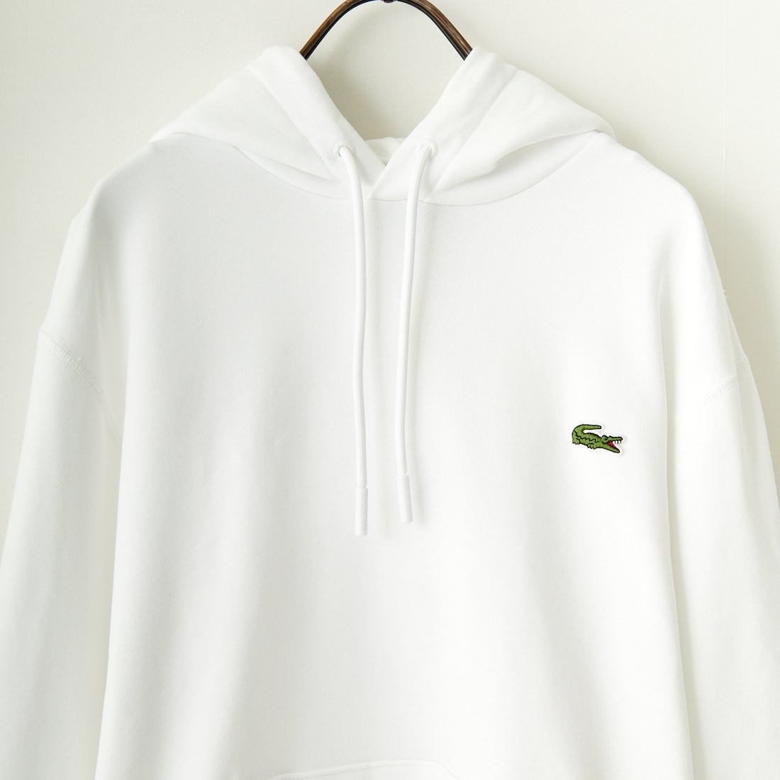 LACOSTE [ラコステ] プレミアムスウェットフーディー [SH6925] 001 WHITE