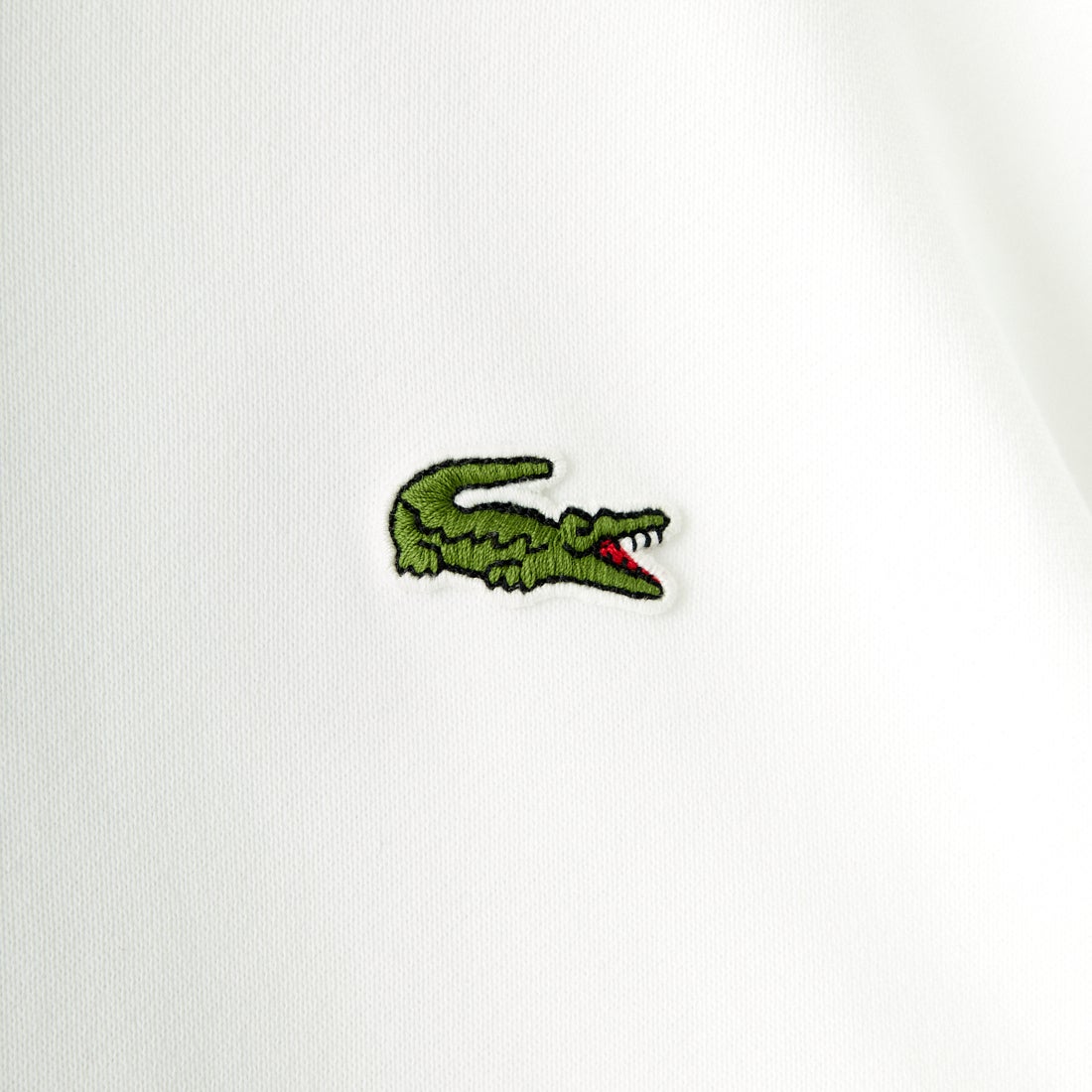 LACOSTE [ラコステ] プレミアムスウェットフーディー [SH6925] 001 WHITE