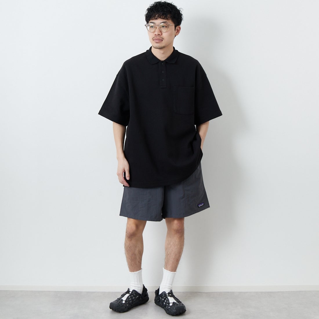 patagonia [パタゴニア] メンズ バギーズ ロング 7インチ [58035] FGE &&モデル身長：168cm 着用サイズ：M&&