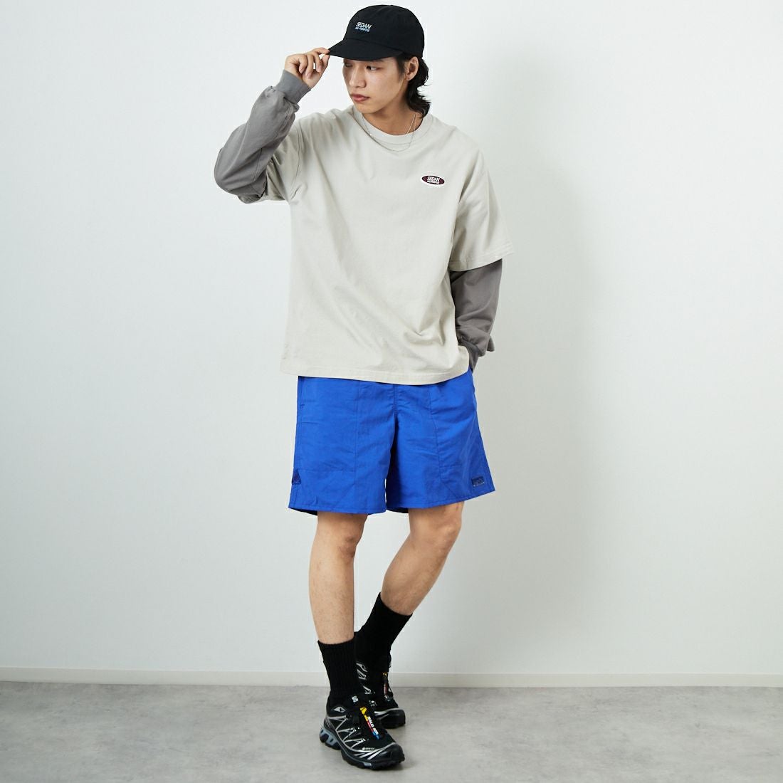 patagonia [パタゴニア] メンズ バギーズ ロング 7インチ [58035] EDBL &&モデル身長：179cm 着用サイズ：M&&