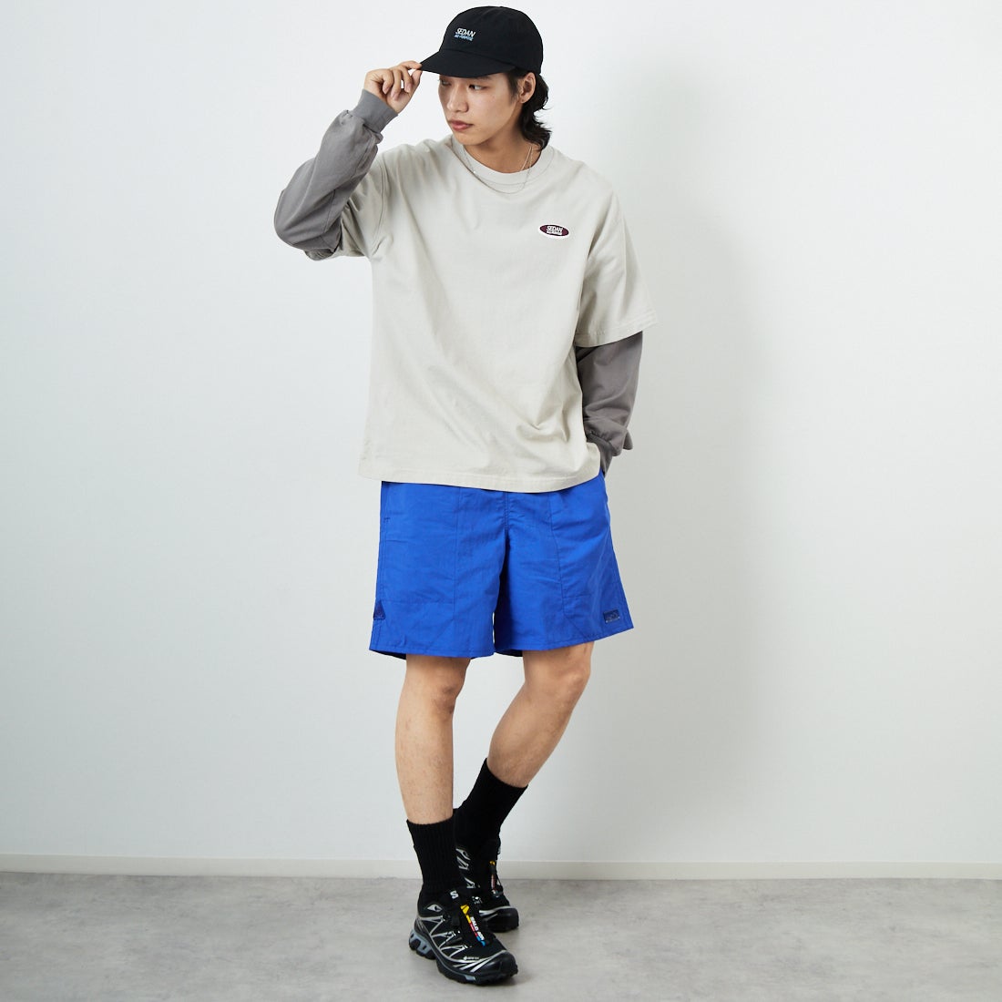 patagonia [パタゴニア] メンズ バギーズ ロング 7インチ [58035] EDBL &&モデル身長：179cm 着用サイズ：M&&