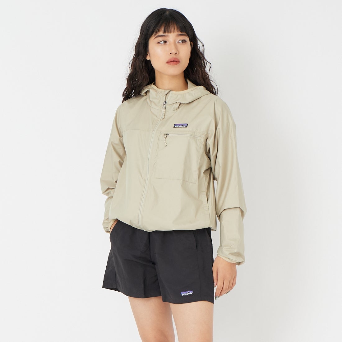 patagonia [パタゴニア] ウィメンズ バギーズ ショーツ [57059] BOB &&モデル身長：162cm 着用サイズ：S&&