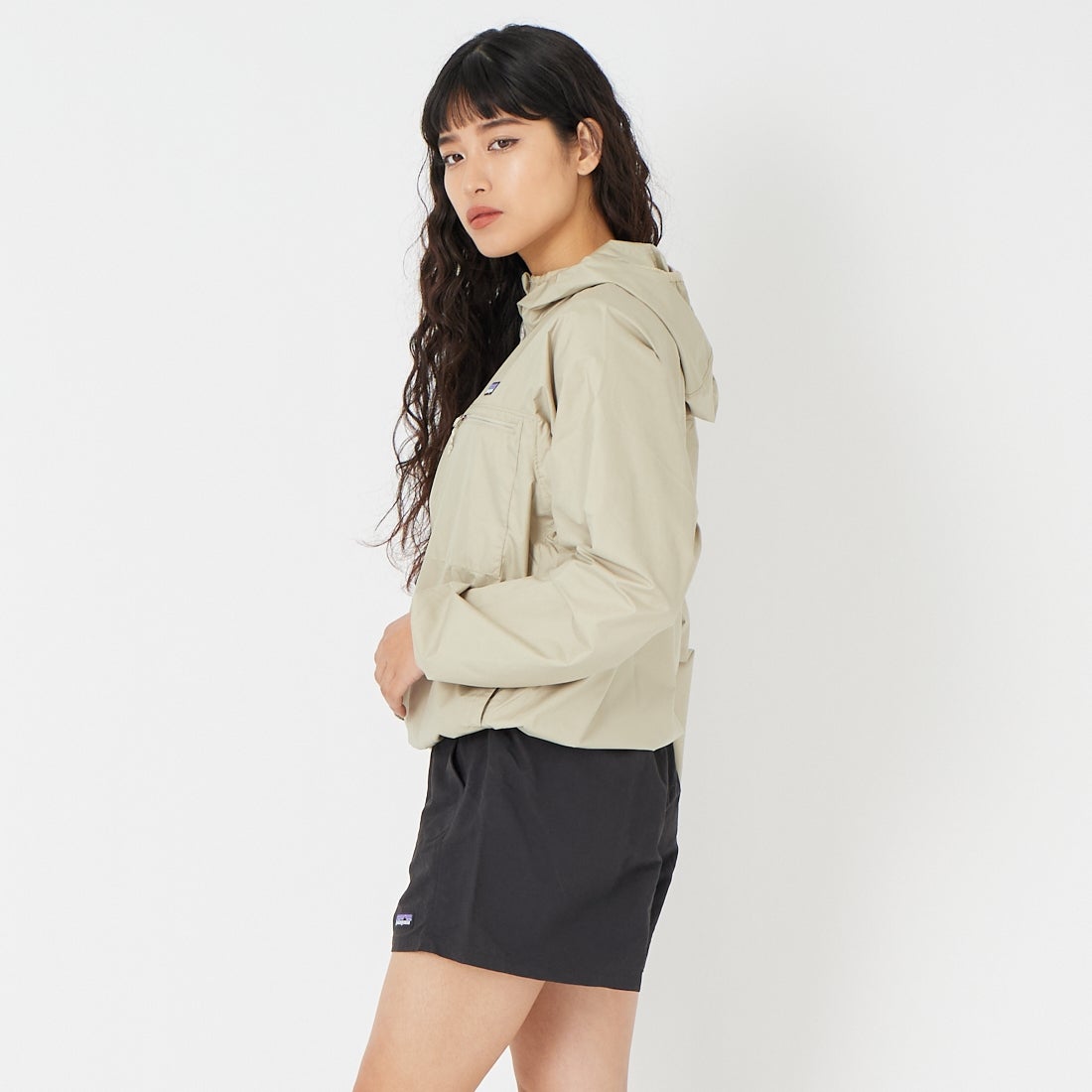 patagonia [パタゴニア] ウィメンズ バギーズ ショーツ [57059] BOB &&モデル身長：162cm 着用サイズ：S&&