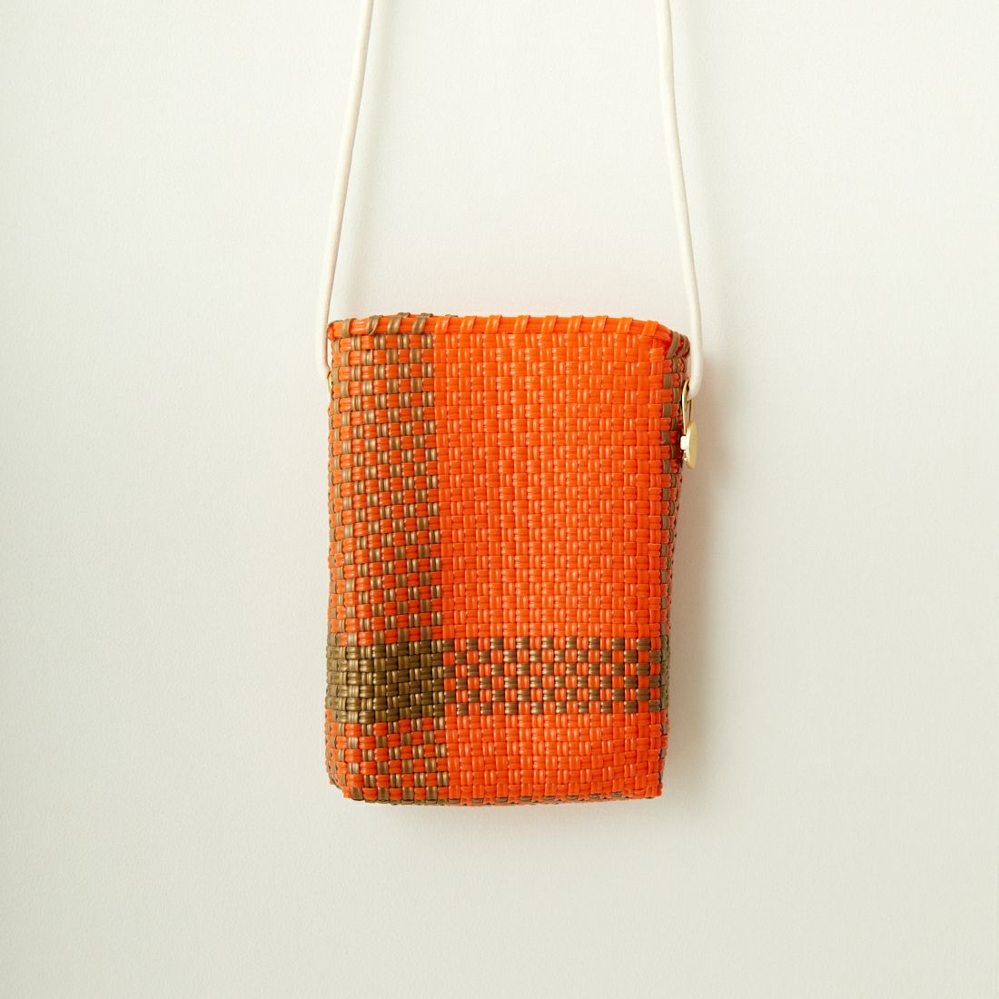 Letra [レトラ] メルカドポーチ CROSS LINE [610750711] ORG/GLD