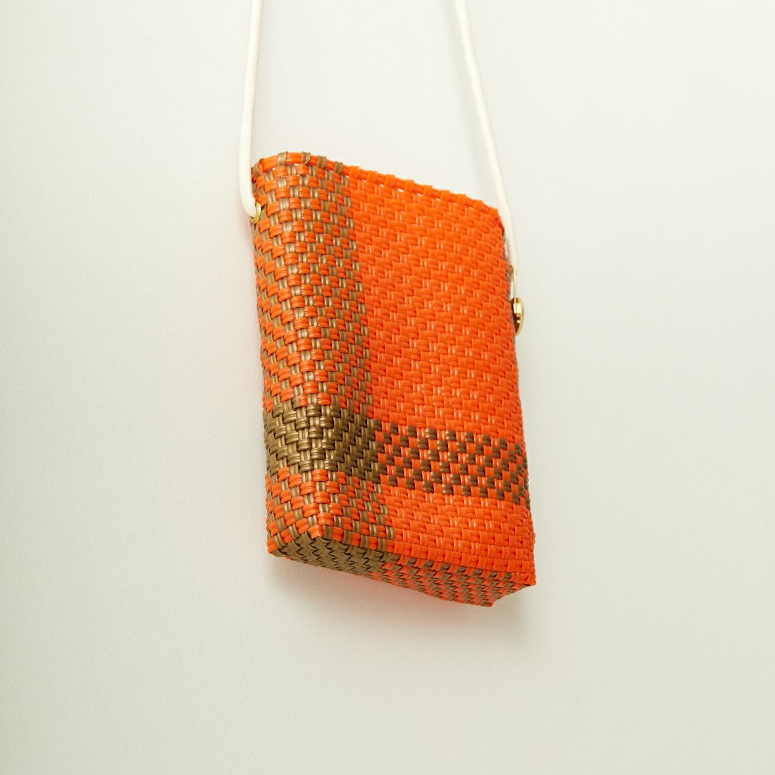 Letra [レトラ] メルカドポーチ CROSS LINE [610750711] ORG/GLD